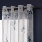 Blue Nima Sheer Curtain