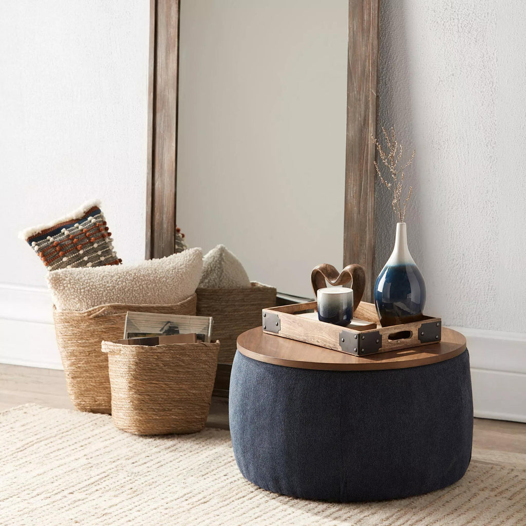 Natural Fiber Storage Basket