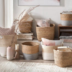 Natural Fiber Storage Basket