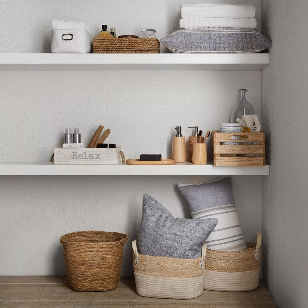Natural Fiber Storage Basket