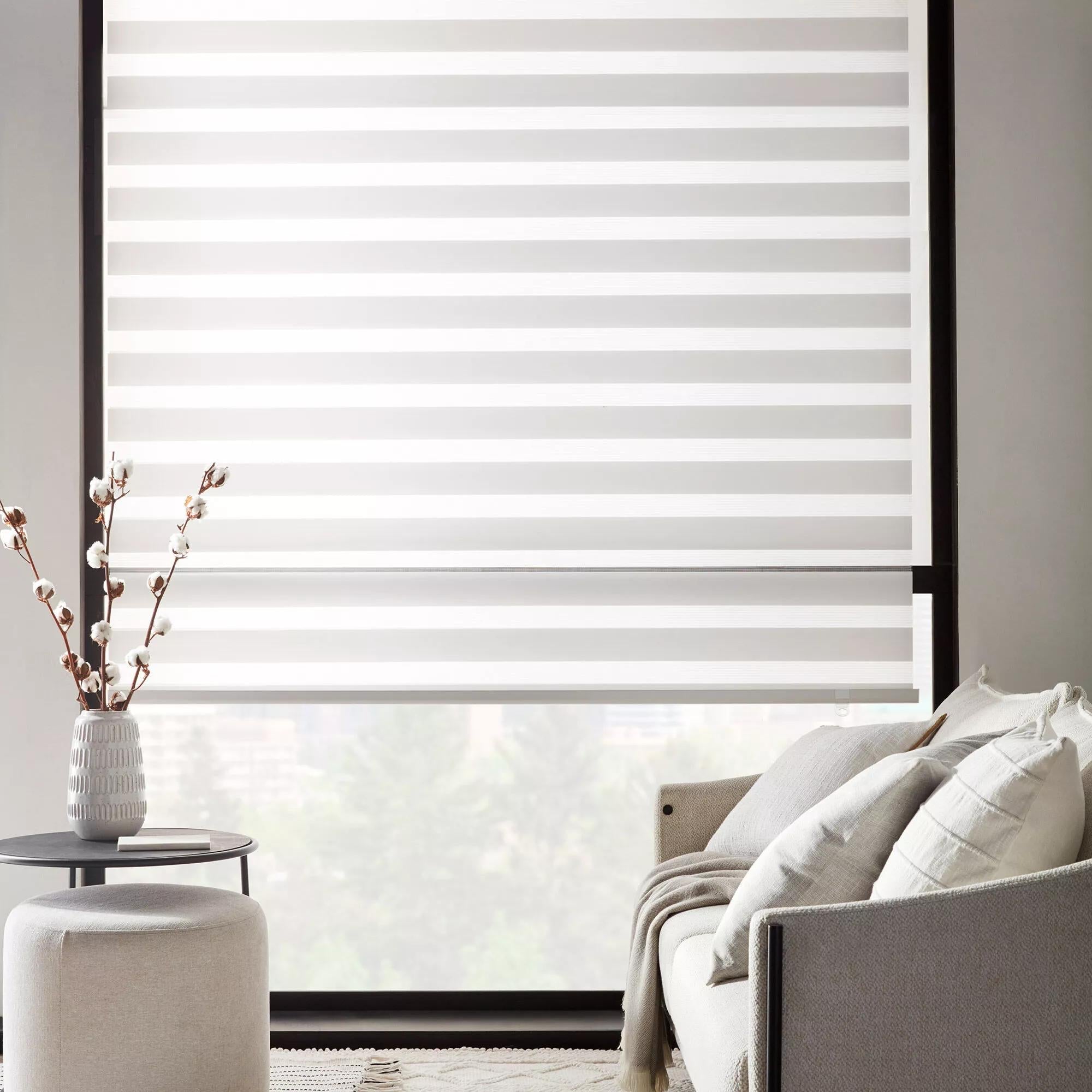 White Cordless Sheer Shade