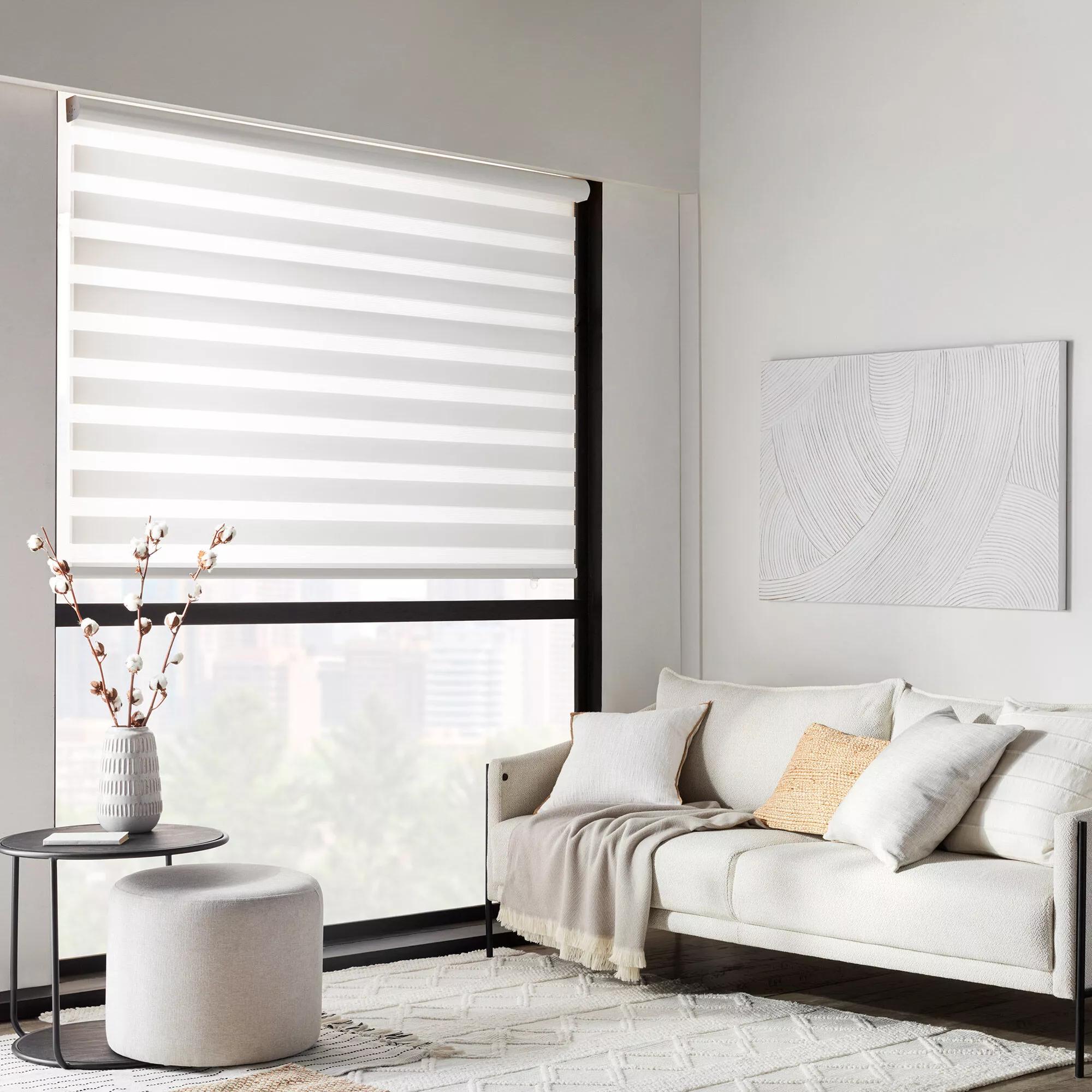 White Cordless Sheer Shade