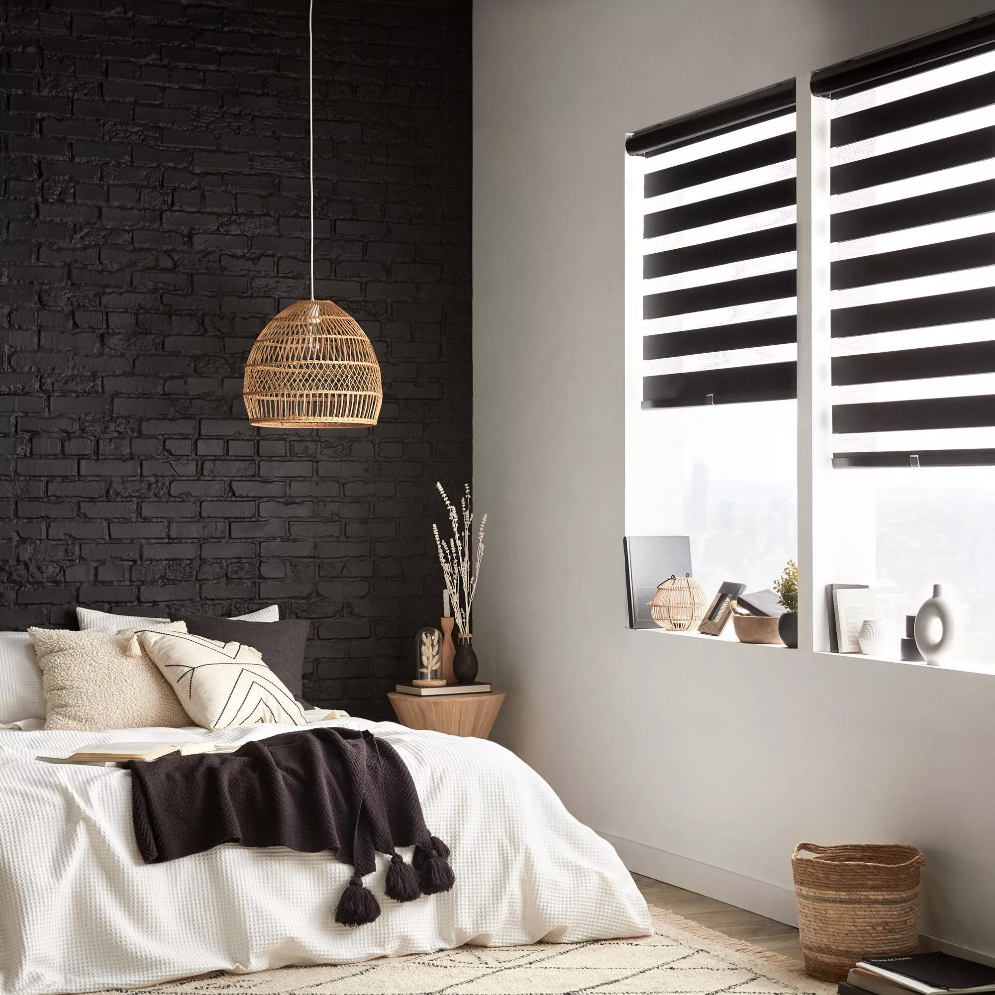 Black Cordless Sheer Shade