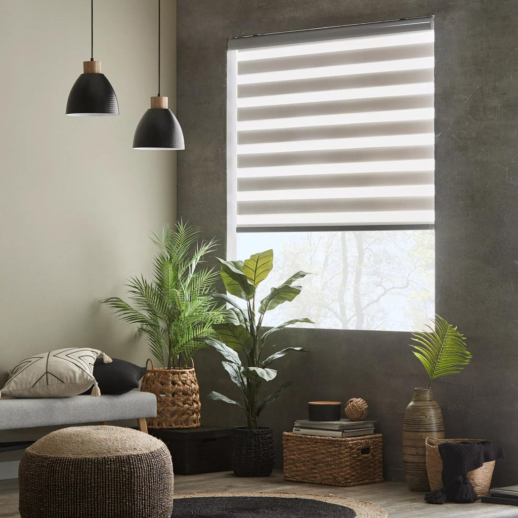 Grey Cordless Sheer Shade