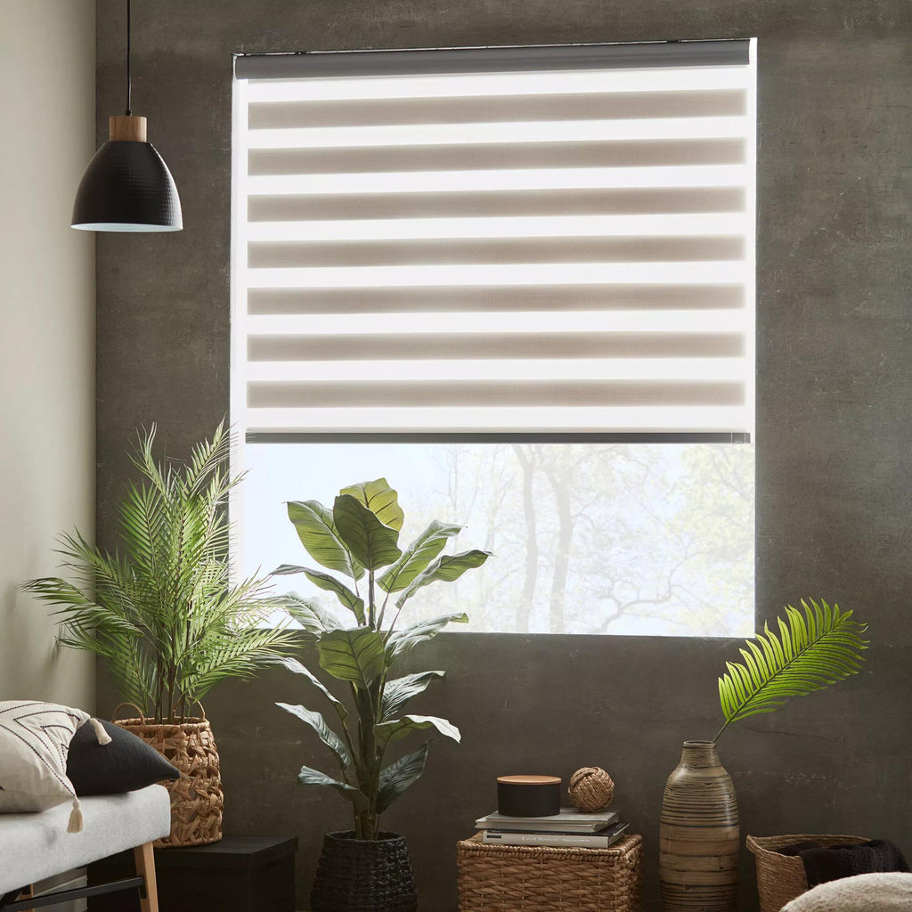 Grey Cordless Sheer Shade