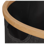 Black Hamper with Bamboo Ring