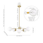 Sputnik Ceiling Lamp