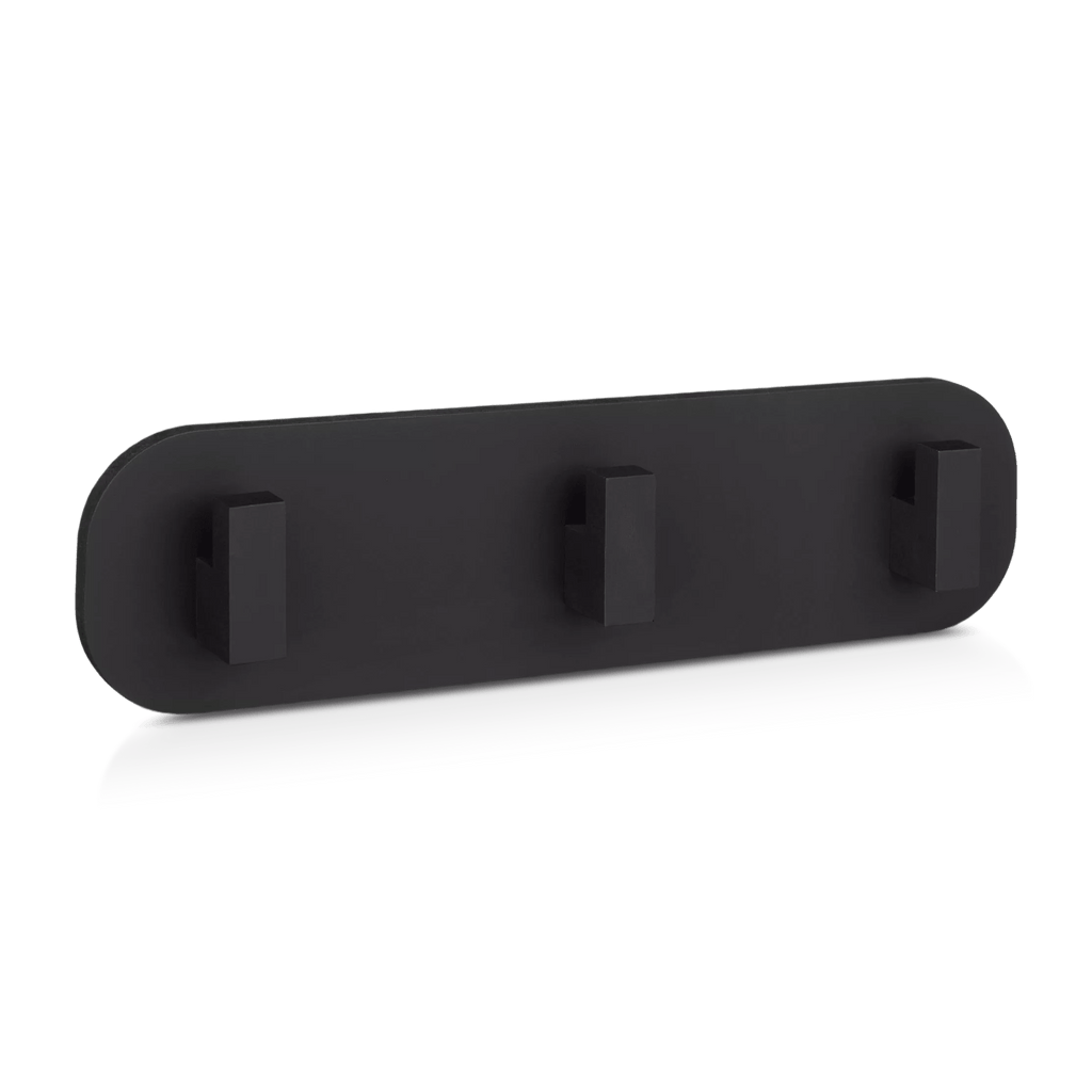 Set of 3 Wall Hooks on Plaque