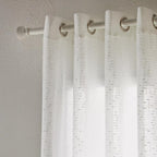 White Aroona Sheer Curtain