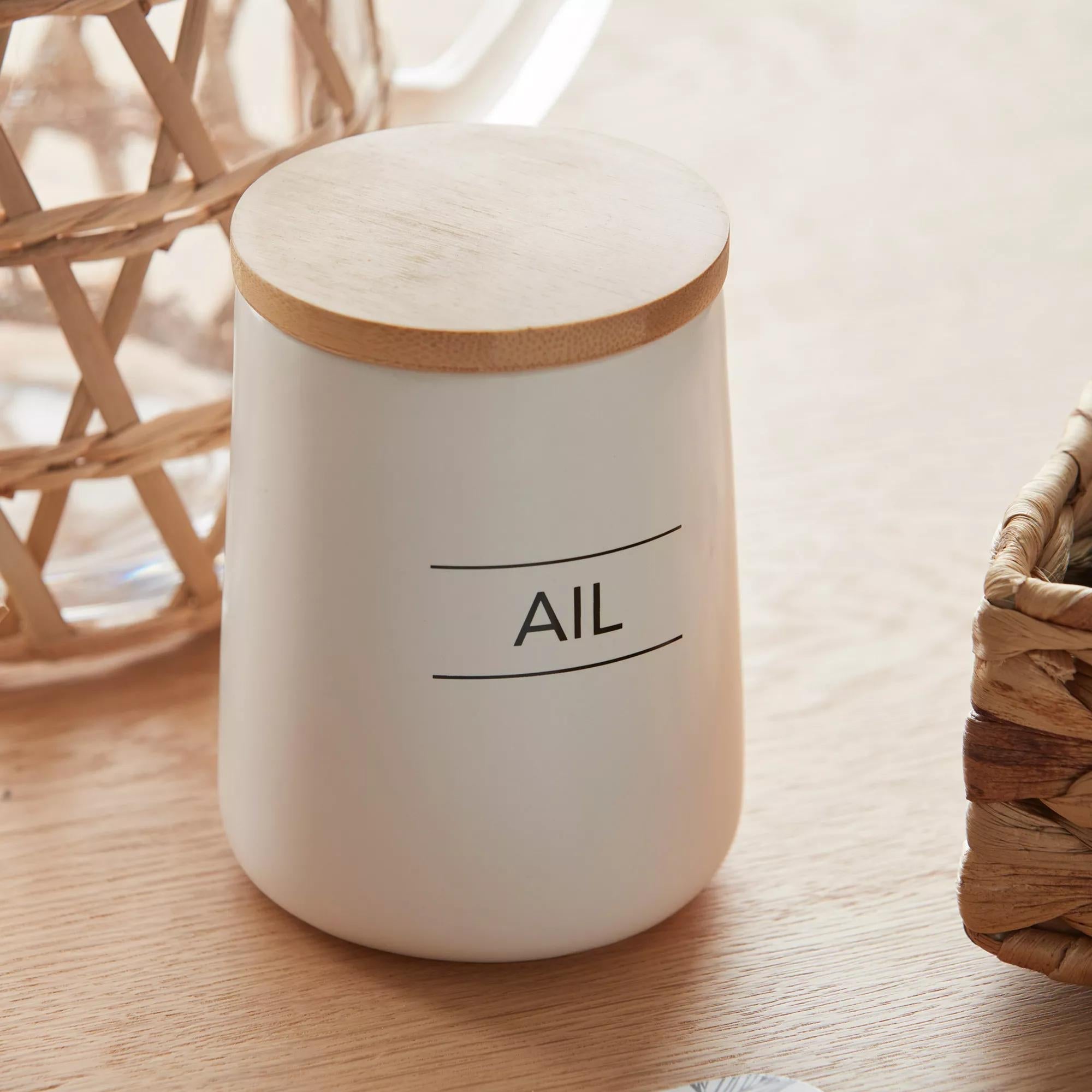 Ceramic Garlic Container