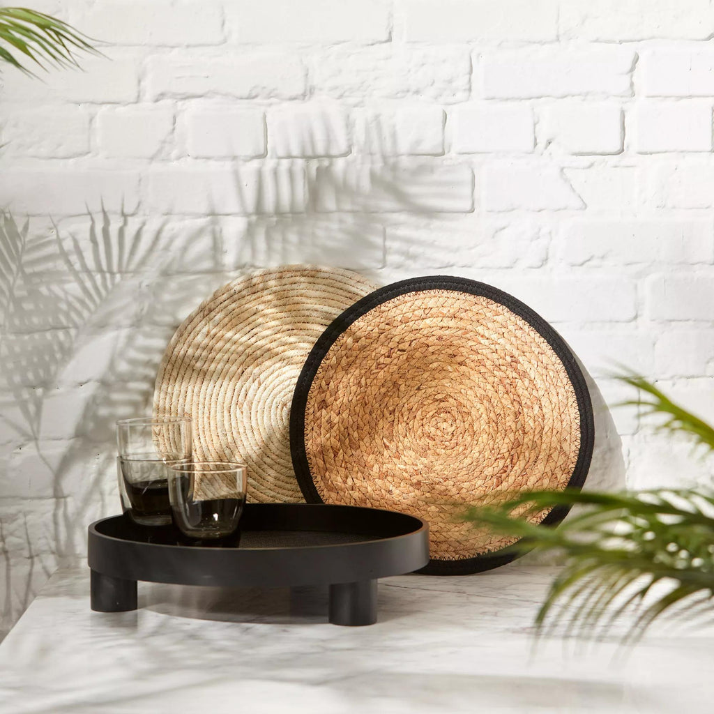 Round Natural Fiber Placemat