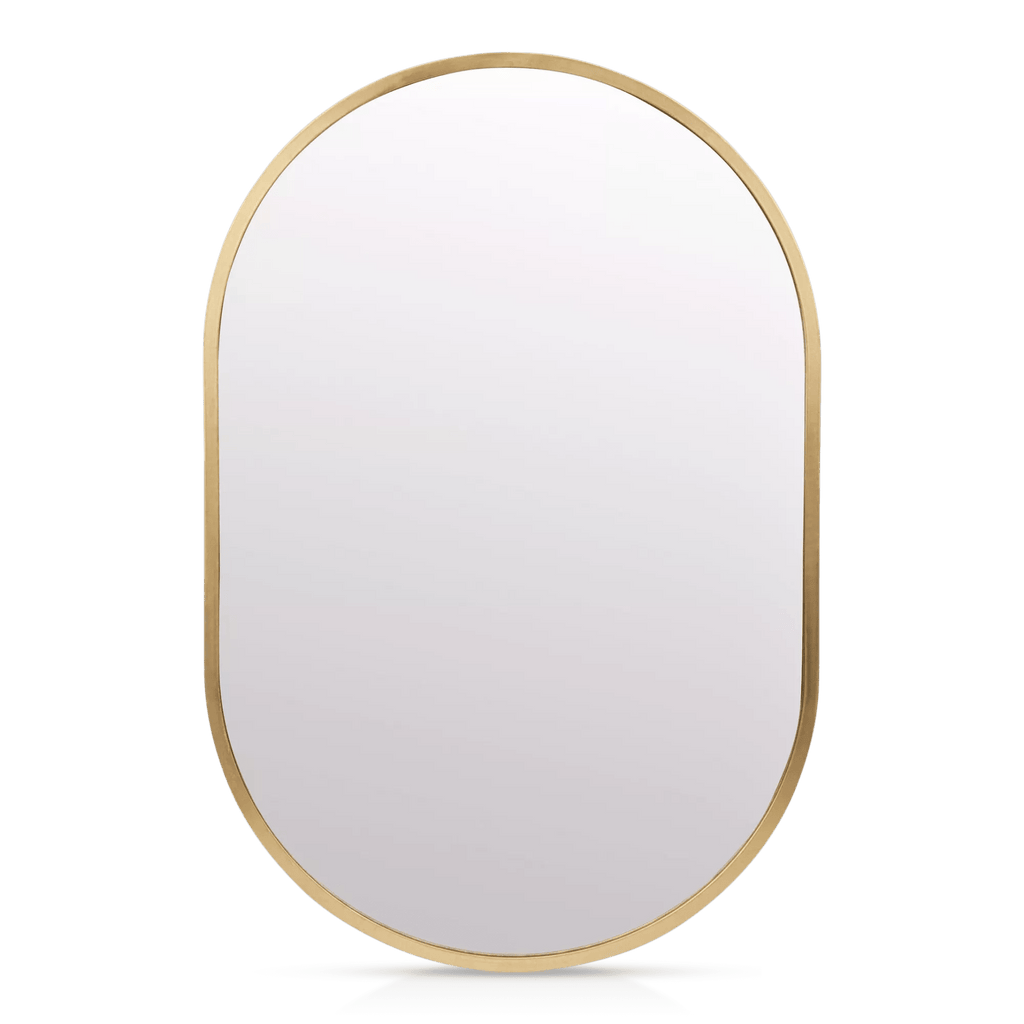 Oval Framed Mirror
