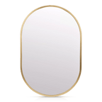 Oval Framed Mirror