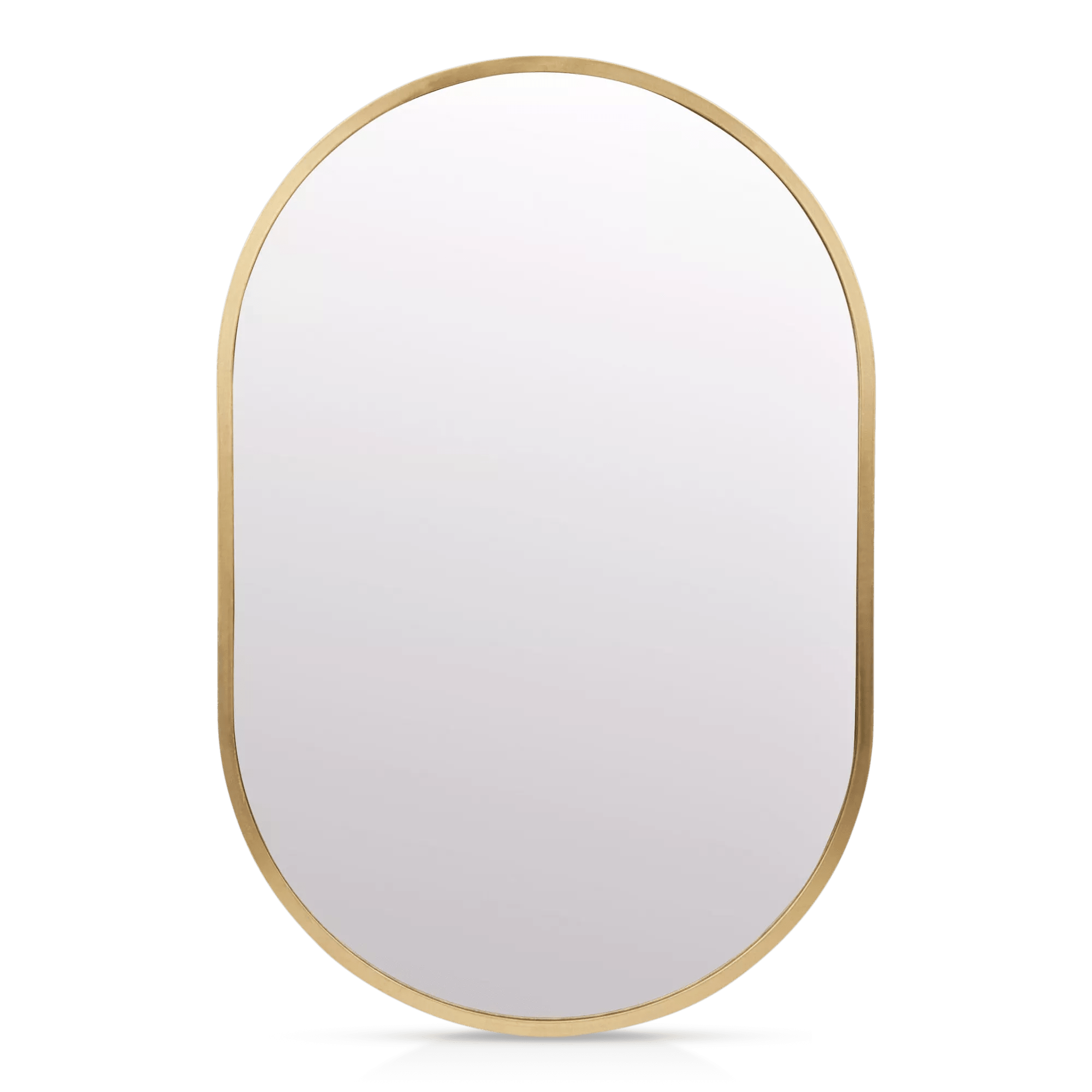 Oval Framed Mirror
