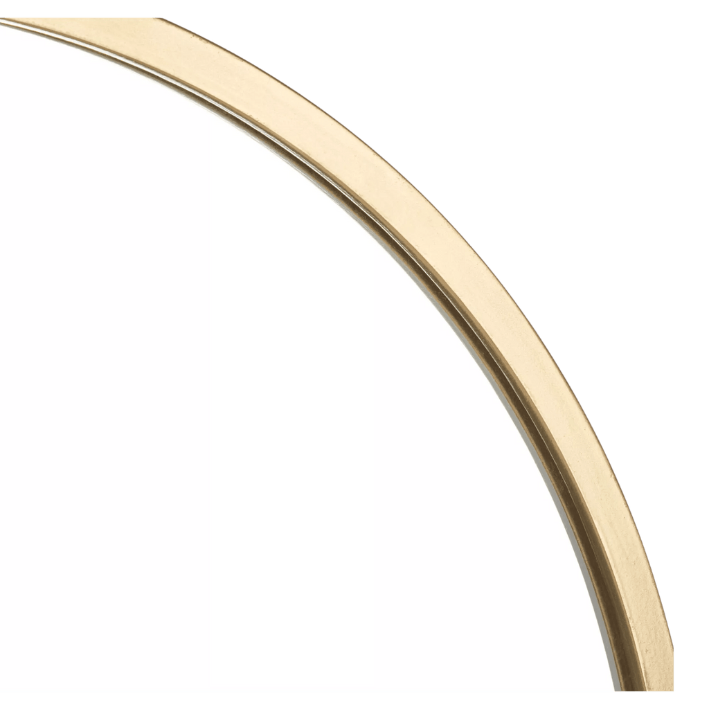 Oval Framed Mirror