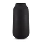 Black Textured Vase