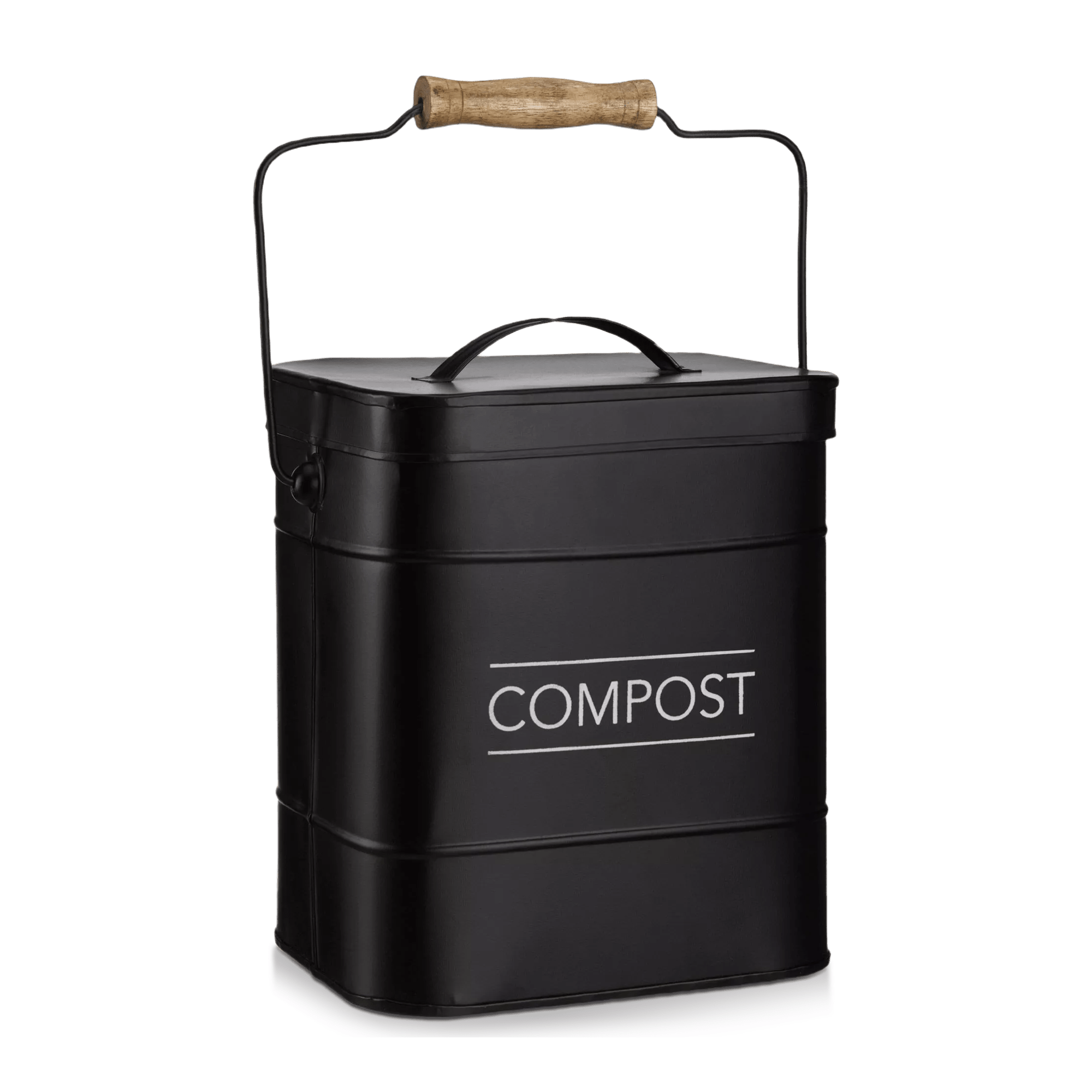 Compost Rustic Metal Bin