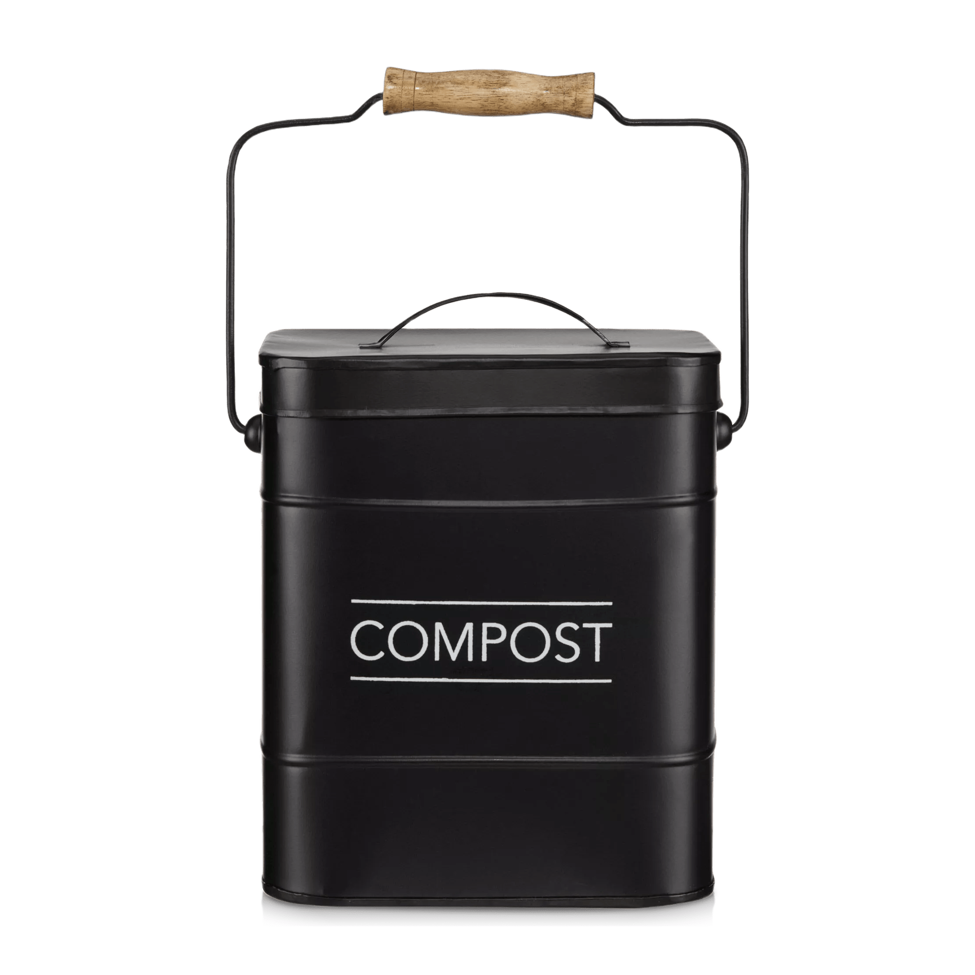 Compost Rustic Metal Bin