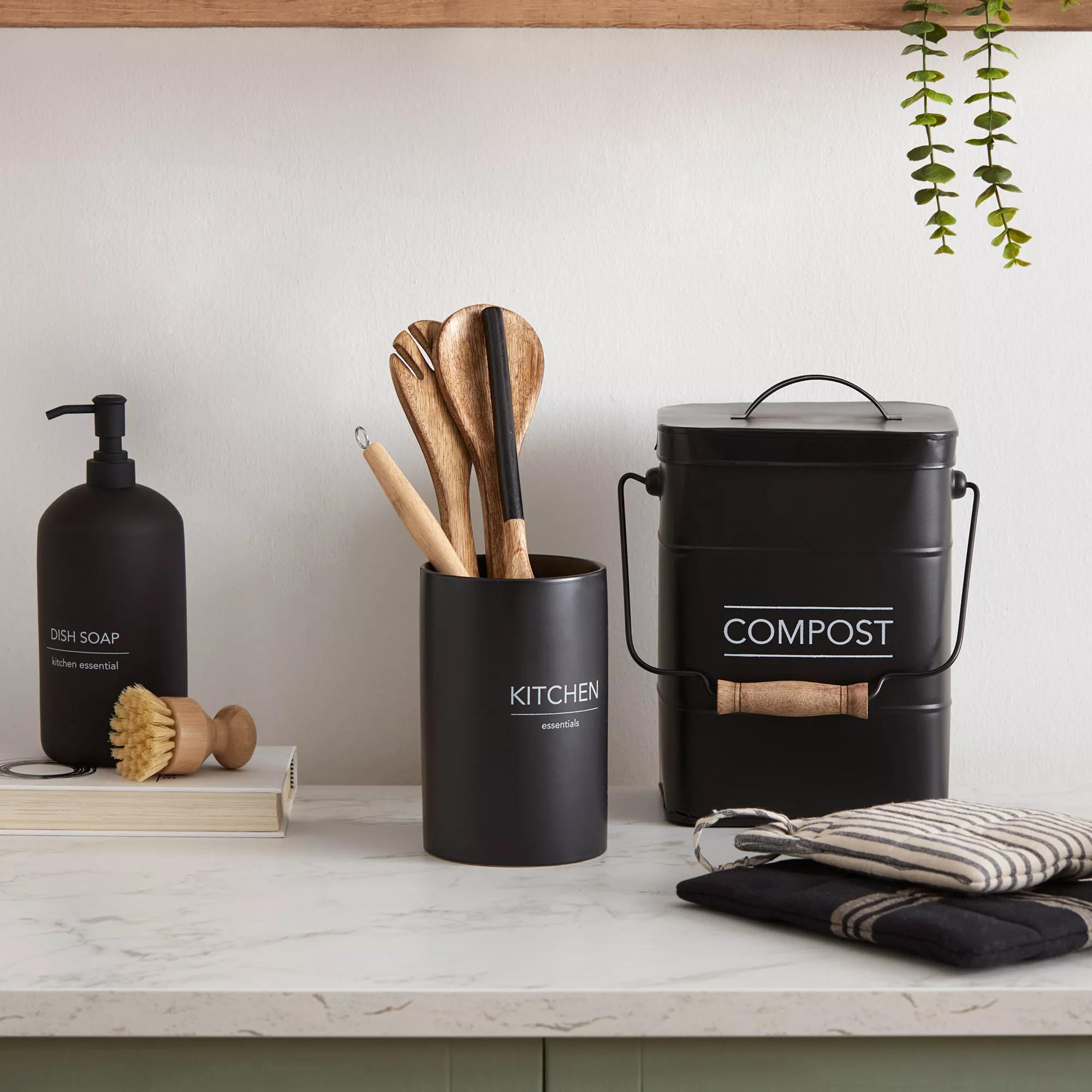 Compost Rustic Metal Bin