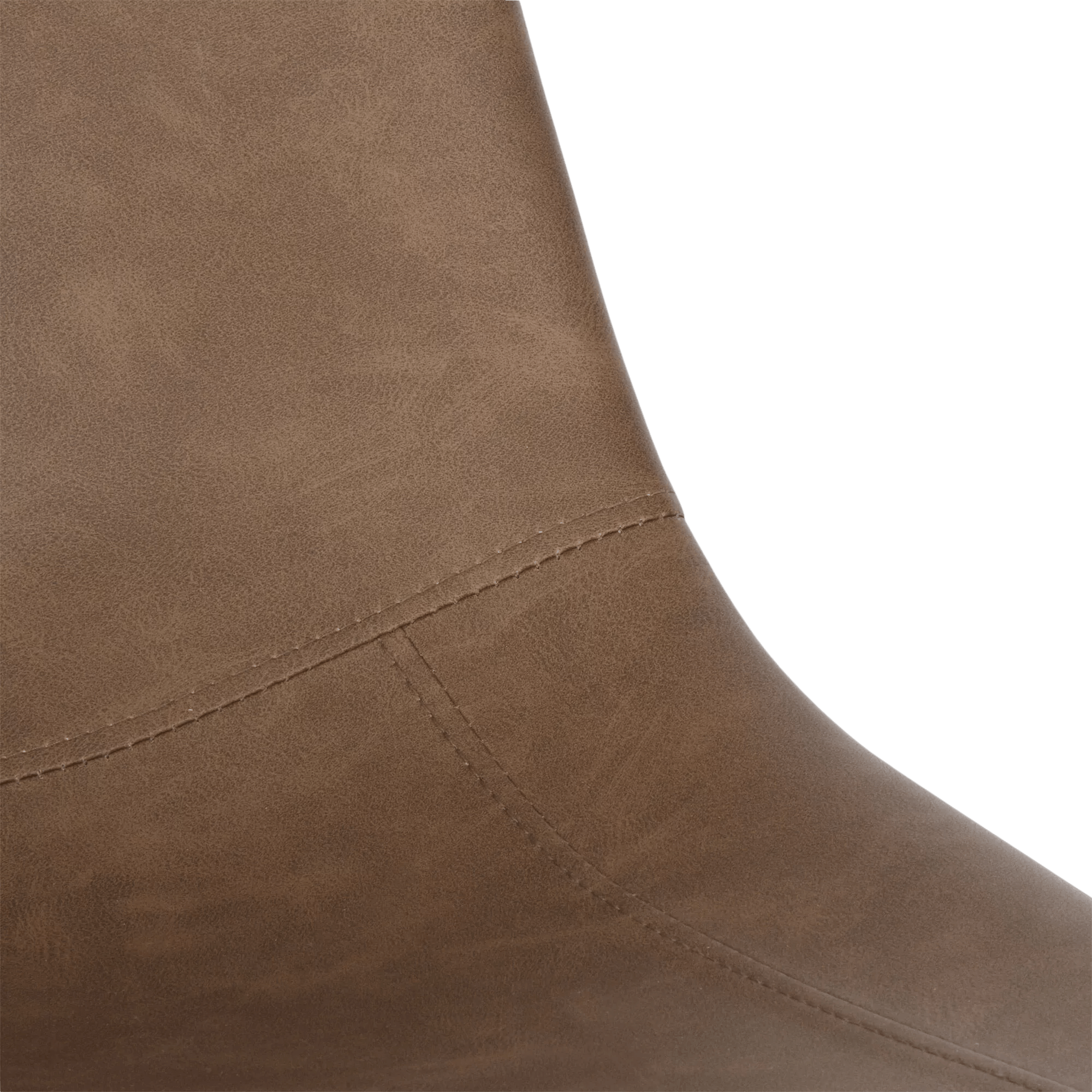 Faux Leather and Metal Adjustable Bar Stool