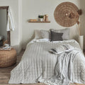 Grey Quin Collection - 3-Piece Coverlet Set