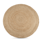 Round Solid Jute Rug