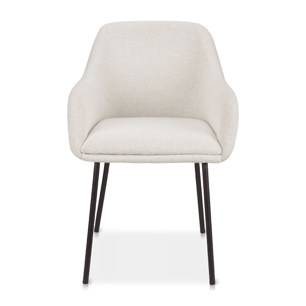 Fabric and Metal Dining Chair