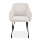 Fabric and Metal Dining Chair