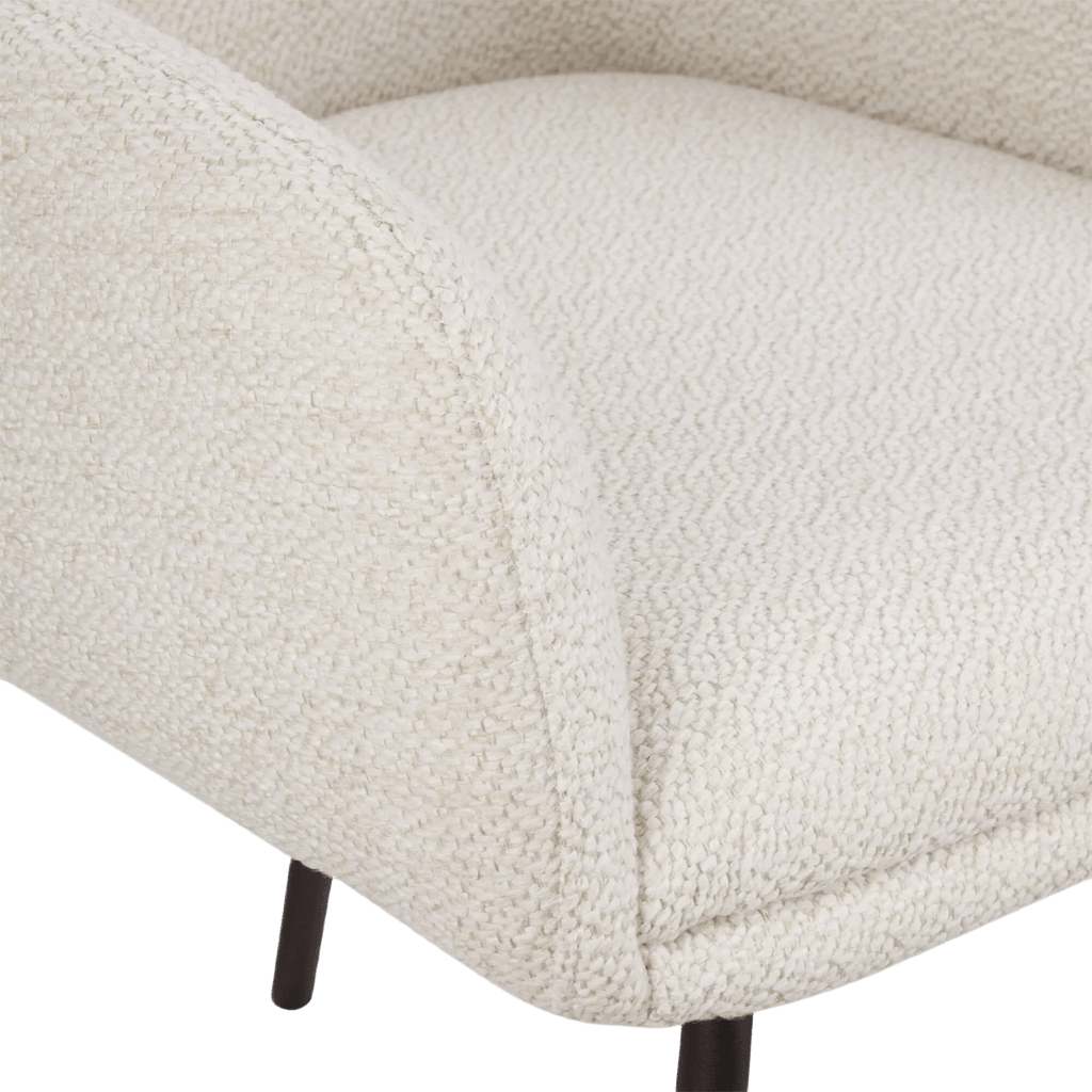 Fabric and Metal Dining Chair