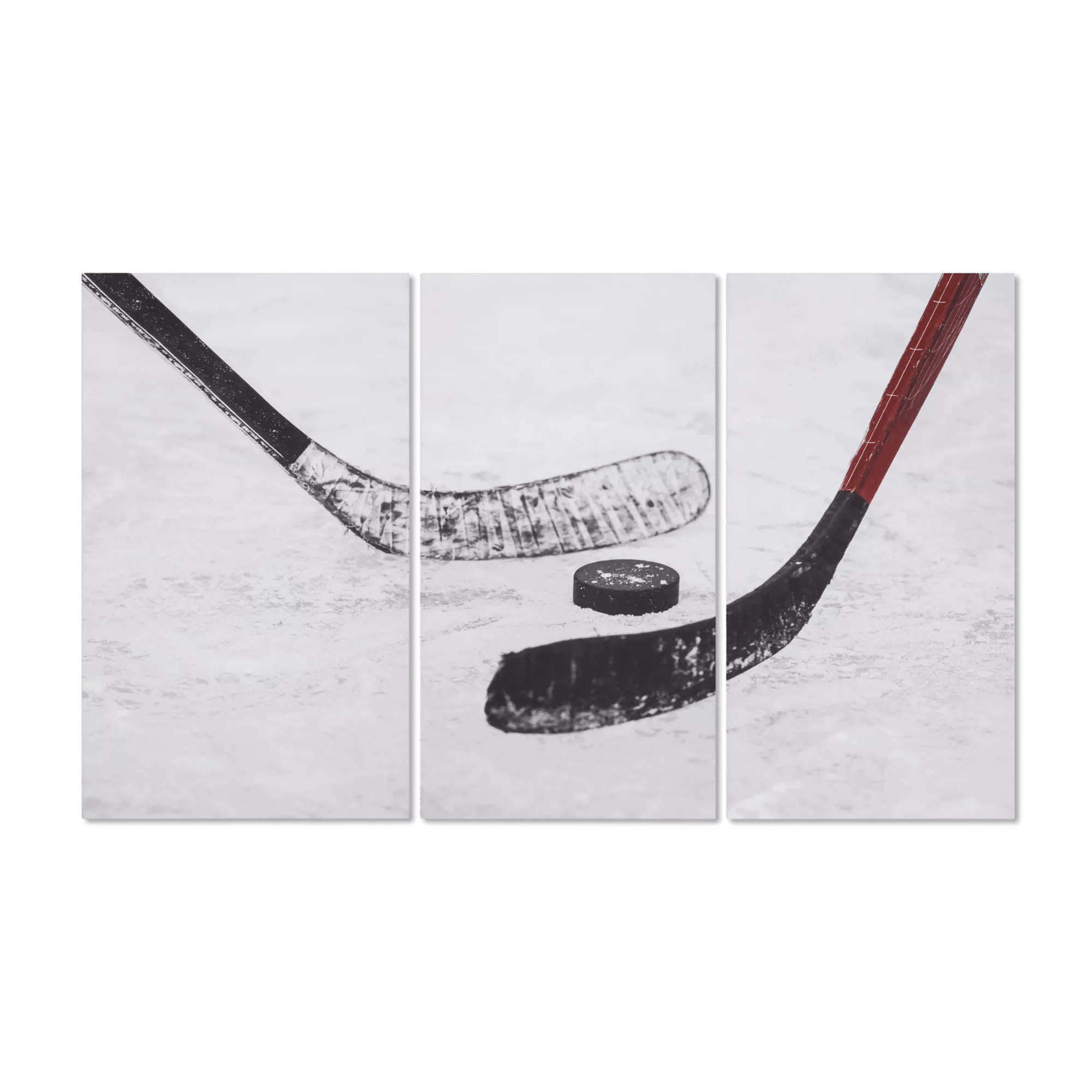 Set of 3 Hockey Printed Canvases