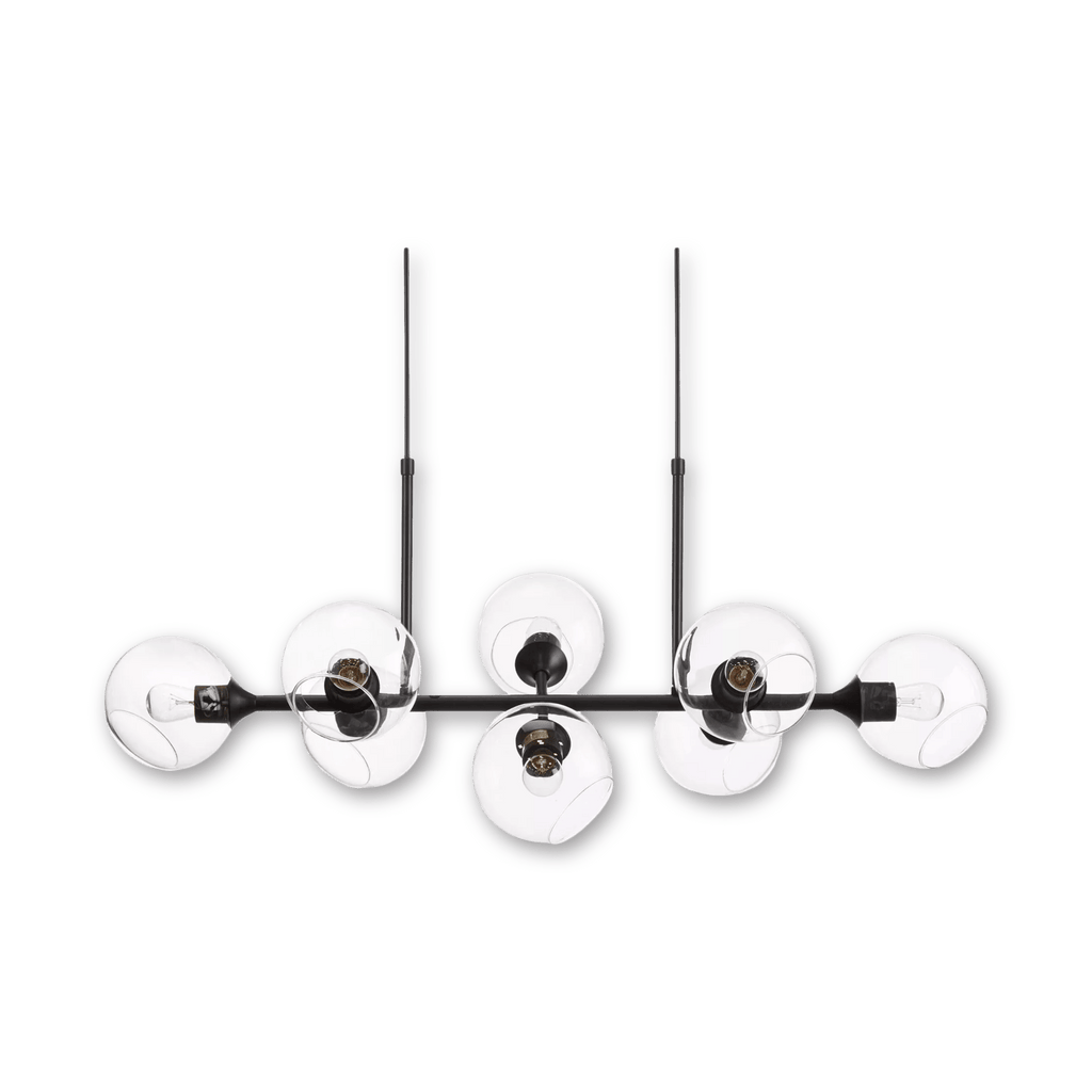 Glass and Metal Ceiling Lamp