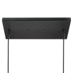 Glass and Metal Ceiling Lamp