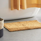 Mustard Braided Bath Mat
