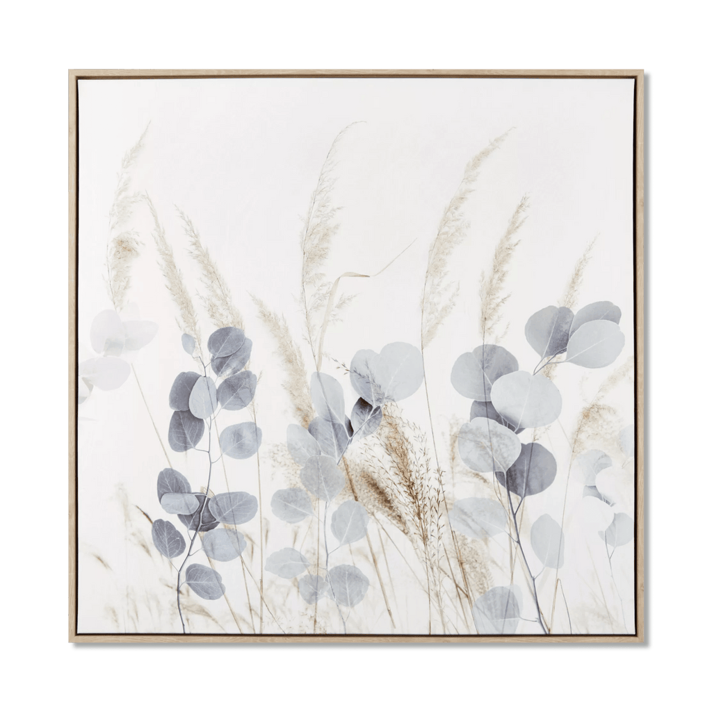 Framed Eucalyptus and Pampas