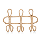 Set of 3 Rattan Hooks
