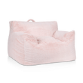 Pink Kids Furry Lounge Chair