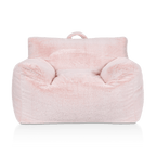 Pink Kids Furry Lounge Chair