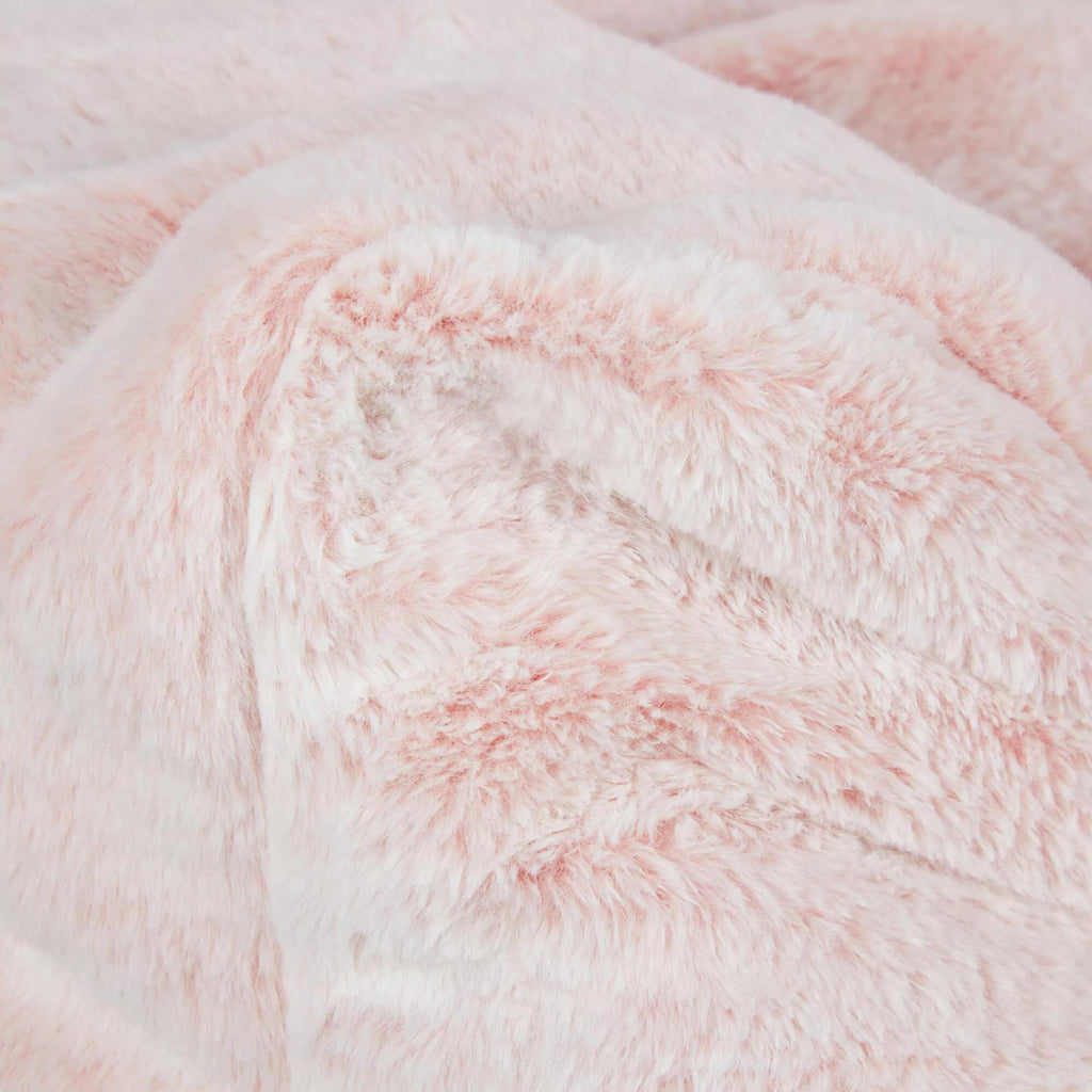 Pink Kids Furry Lounge Chair