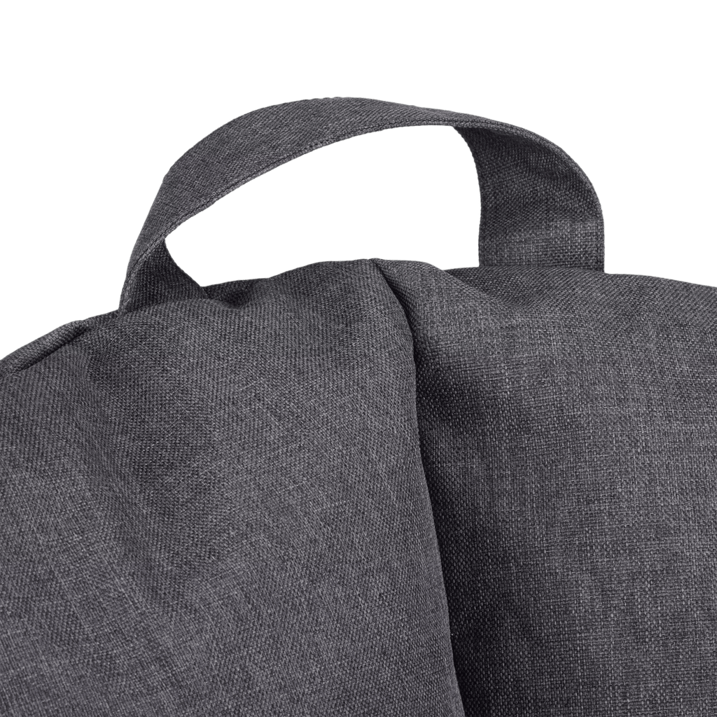 Dark Grey Canvas Bean Bag