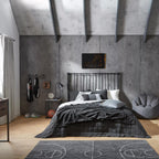 Dark Grey Canvas Bean Bag