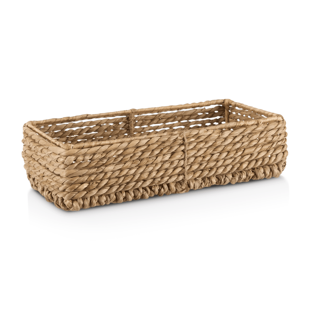 Rectangular Natural Fiber Storage Tray