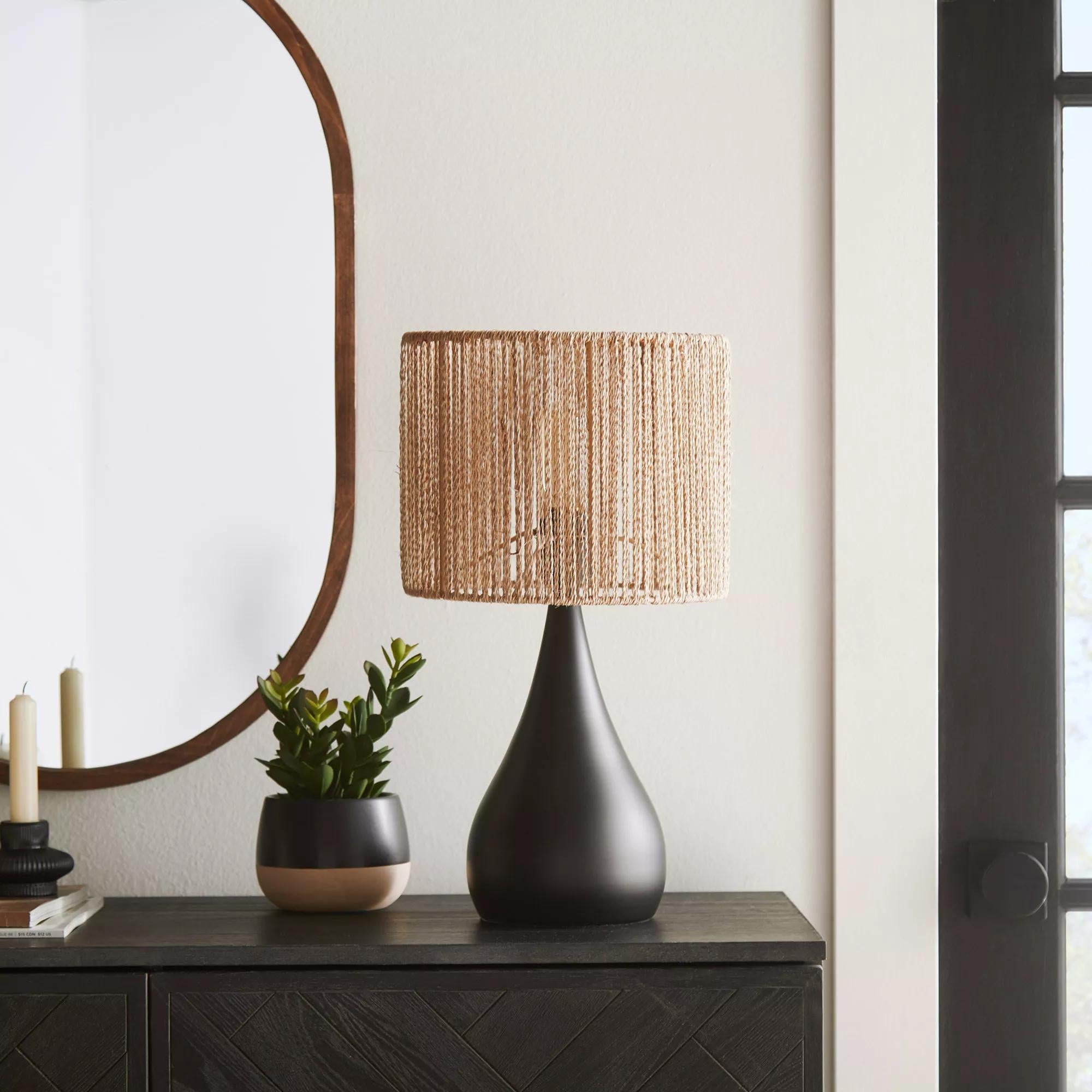 Natural Hemp Rope Lampshade
