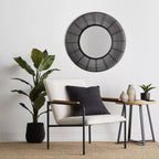 Large  Ficus in Black Rattan Pot