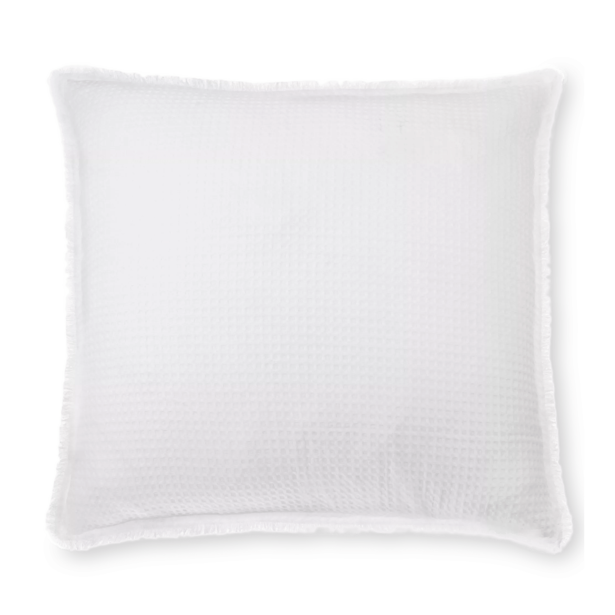 White Kristia Decorative Waffle Pillow