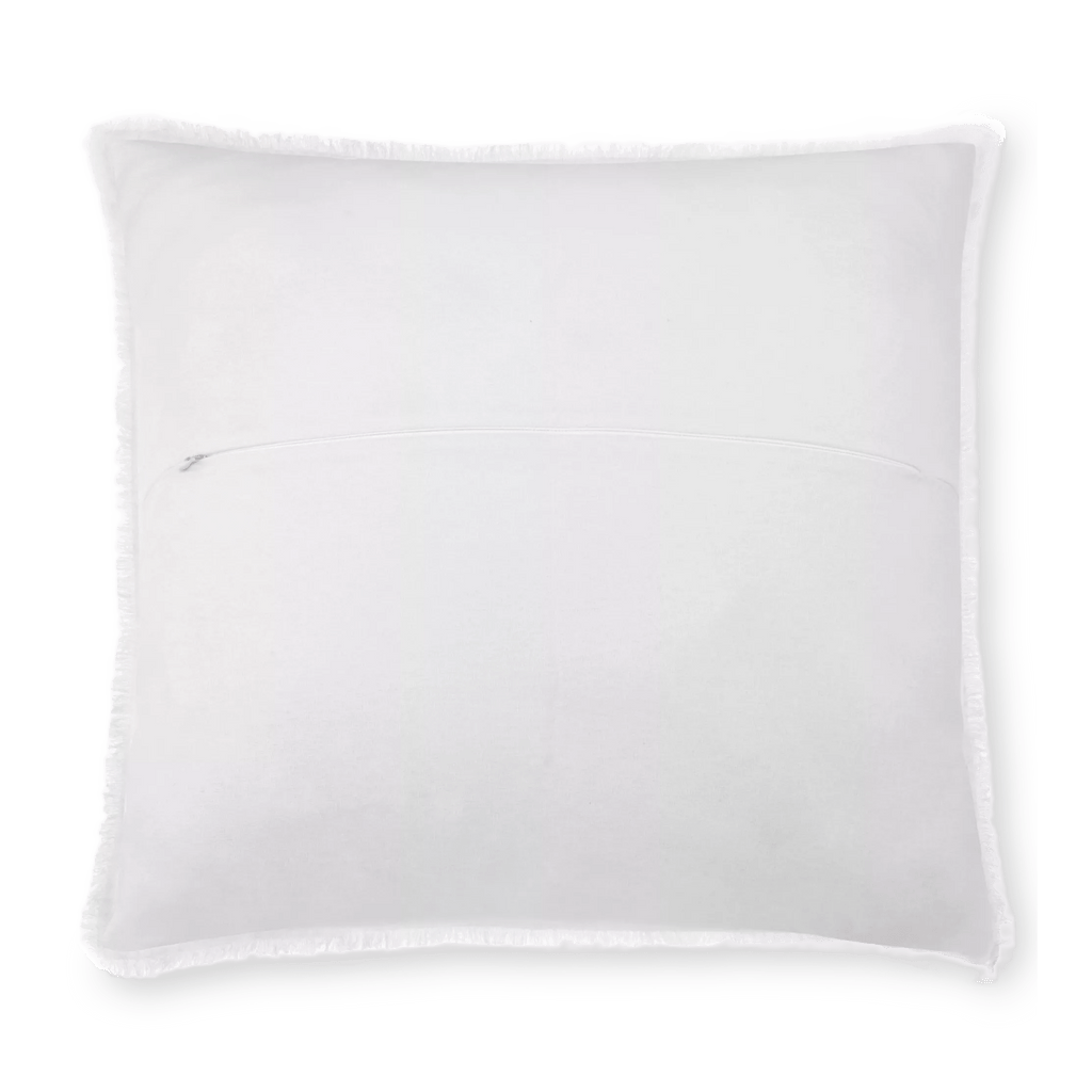 White Kristia Decorative Waffle Pillow