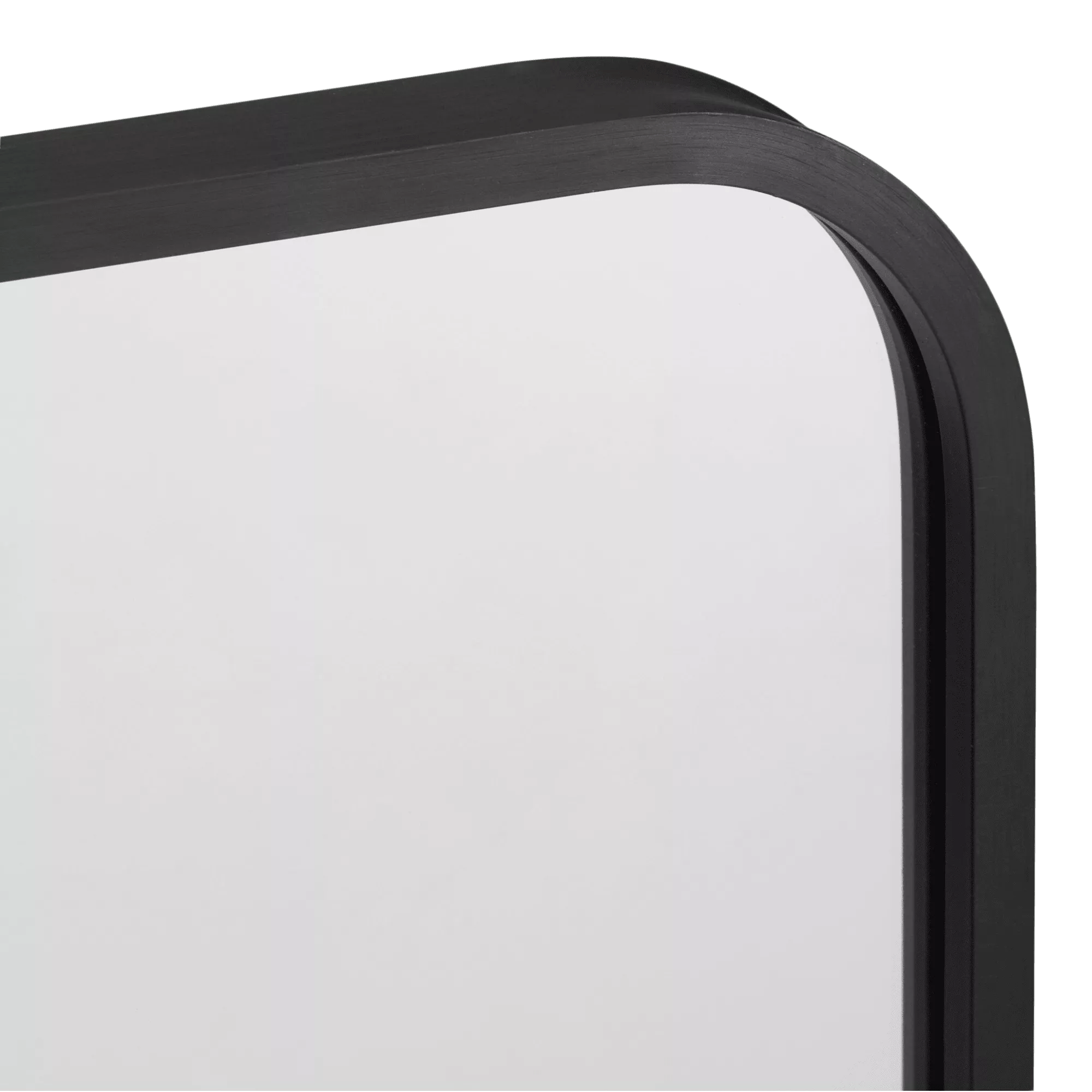 Aluminum-Framed Round-Corner Mirror