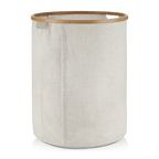 Beige Hamper with Bamboo Ring
