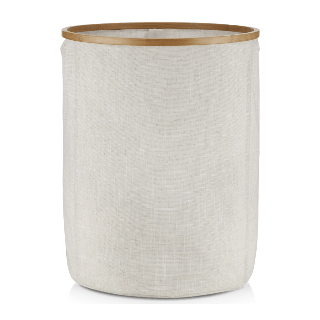 Beige Hamper with Bamboo Ring