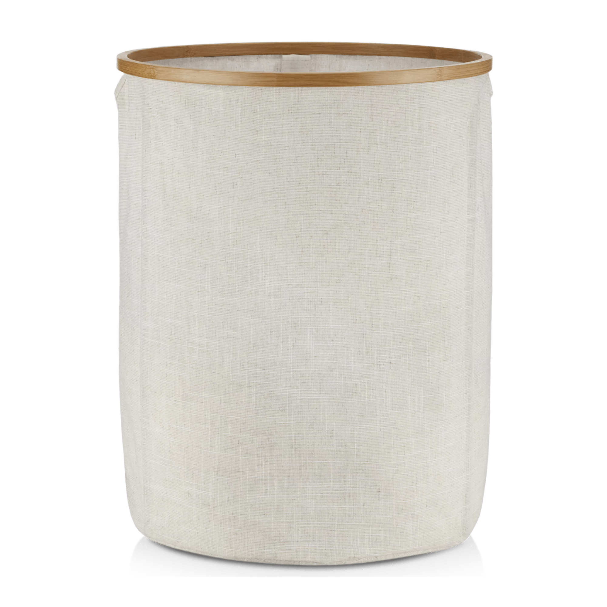 Beige Hamper with Bamboo Ring