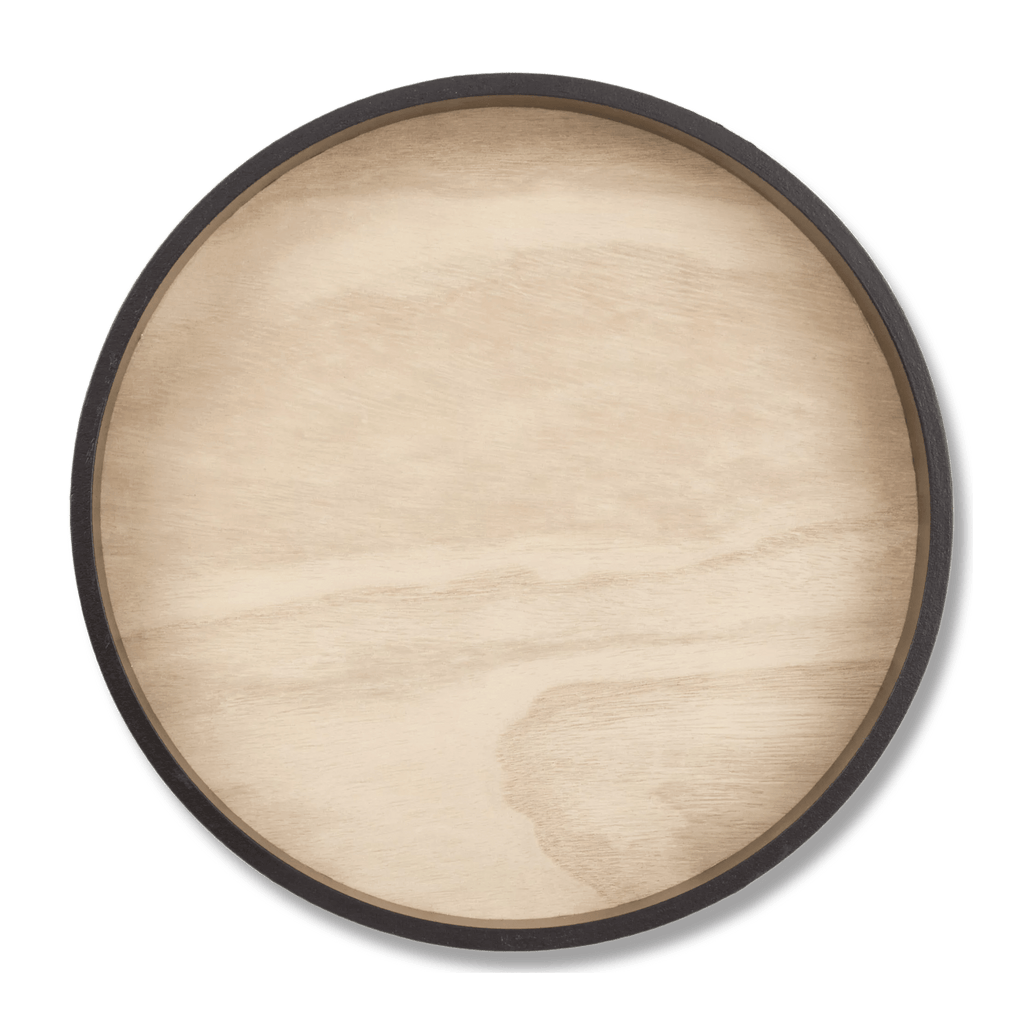 Black Tray & Natural  Tray On Stand